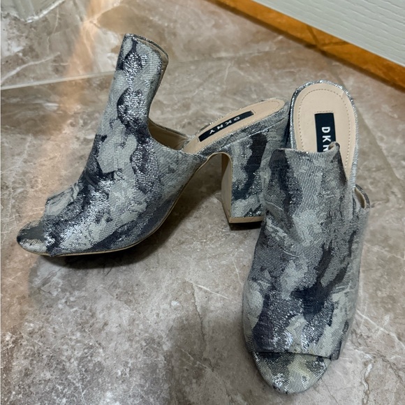 Dkny Shoes - DKNY Women's Textured Gray Mules